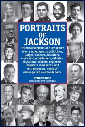 The cover of "Portraits of Jackson" by Gene Pearce.