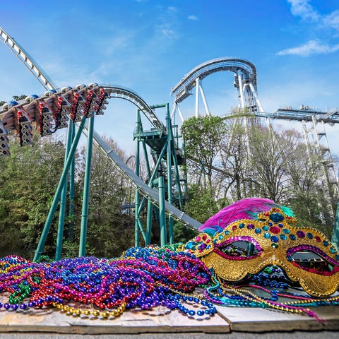 During Busch Gardens Williamsburg's Mardi Gras eve
