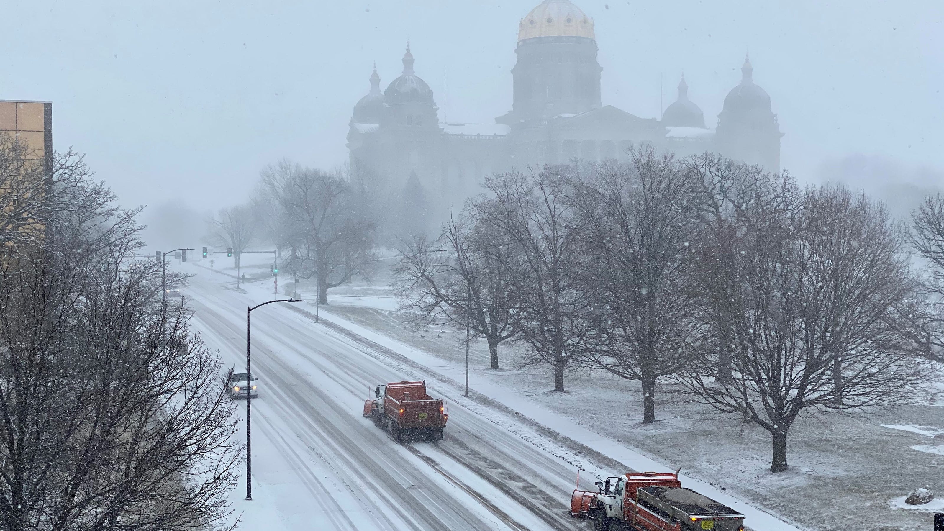 Des Moines Snowfall Totals Today 98