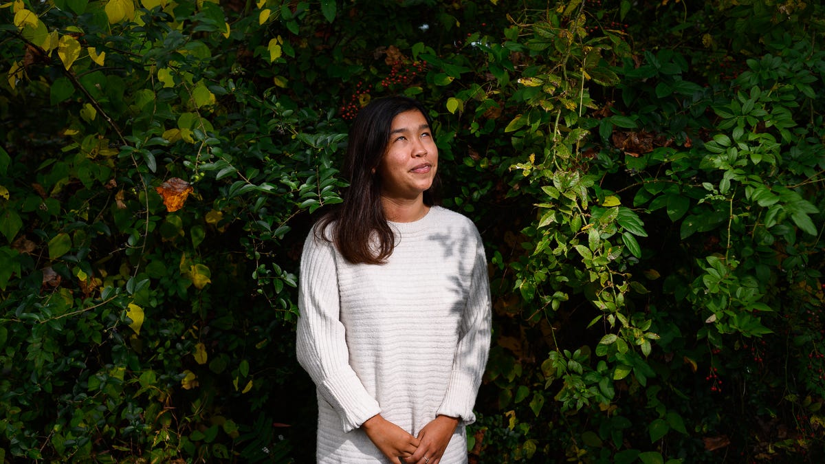 Fatima Quintana poses for a portrait at Poinsett Park Thursday, Oct. 22, 2020.