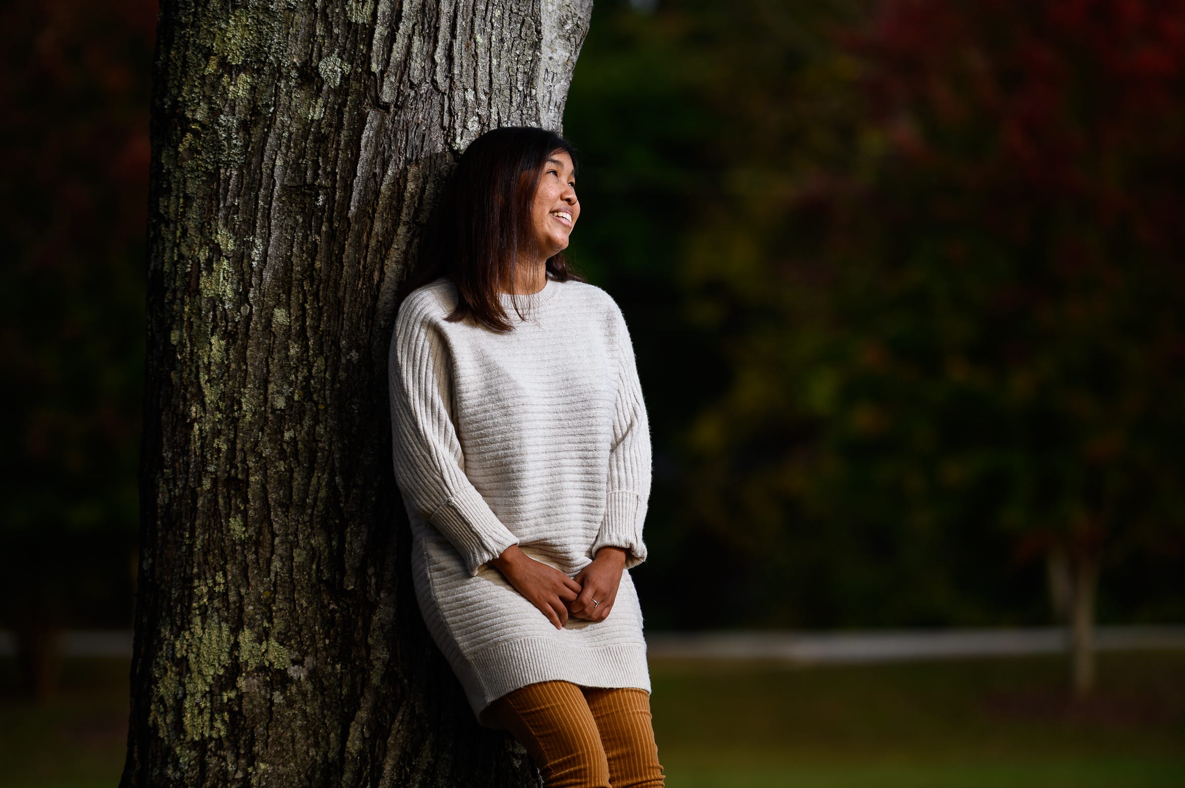 Fatima Quintana poses for a portrait at Poinsett Park Thursday, Oct. 22, 2020.