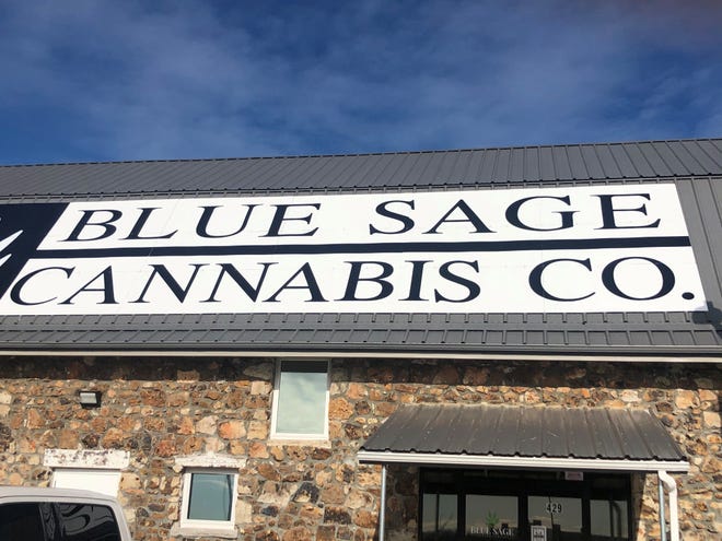 Blue Sage Cannabis Company opened Friday, Jan. 22, 2021 in Lebanon, Missouri. A second store in Carthage, pictured in this recent publicity photo, is to open Saturday, Jan. 29, 2021.