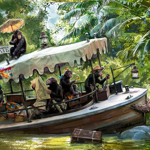 The Jungle Cruise attraction at both Disneyland an
