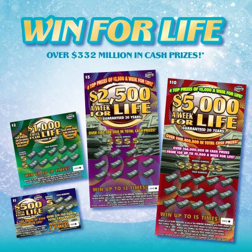 Florida Lottery Cash For Life Scratch Off