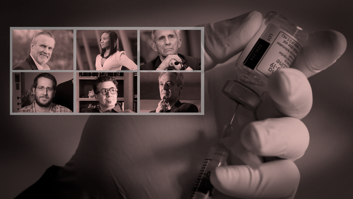 Barney Graham, Kizzmekia Corbett, Anthony Fauci, Jason McLellan, Derrick Rossi and Luigi Warren