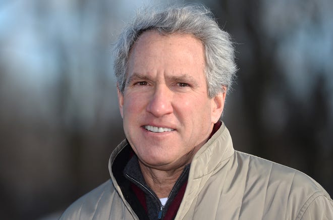 Mitch Hecht, founder and chairman of International Recycling Group, is shown Jan. 28, 2021 at the former International Paper property on the south side of East Lake Road. Hecht plans to develop the site into the world's largest plastics recycling plant.