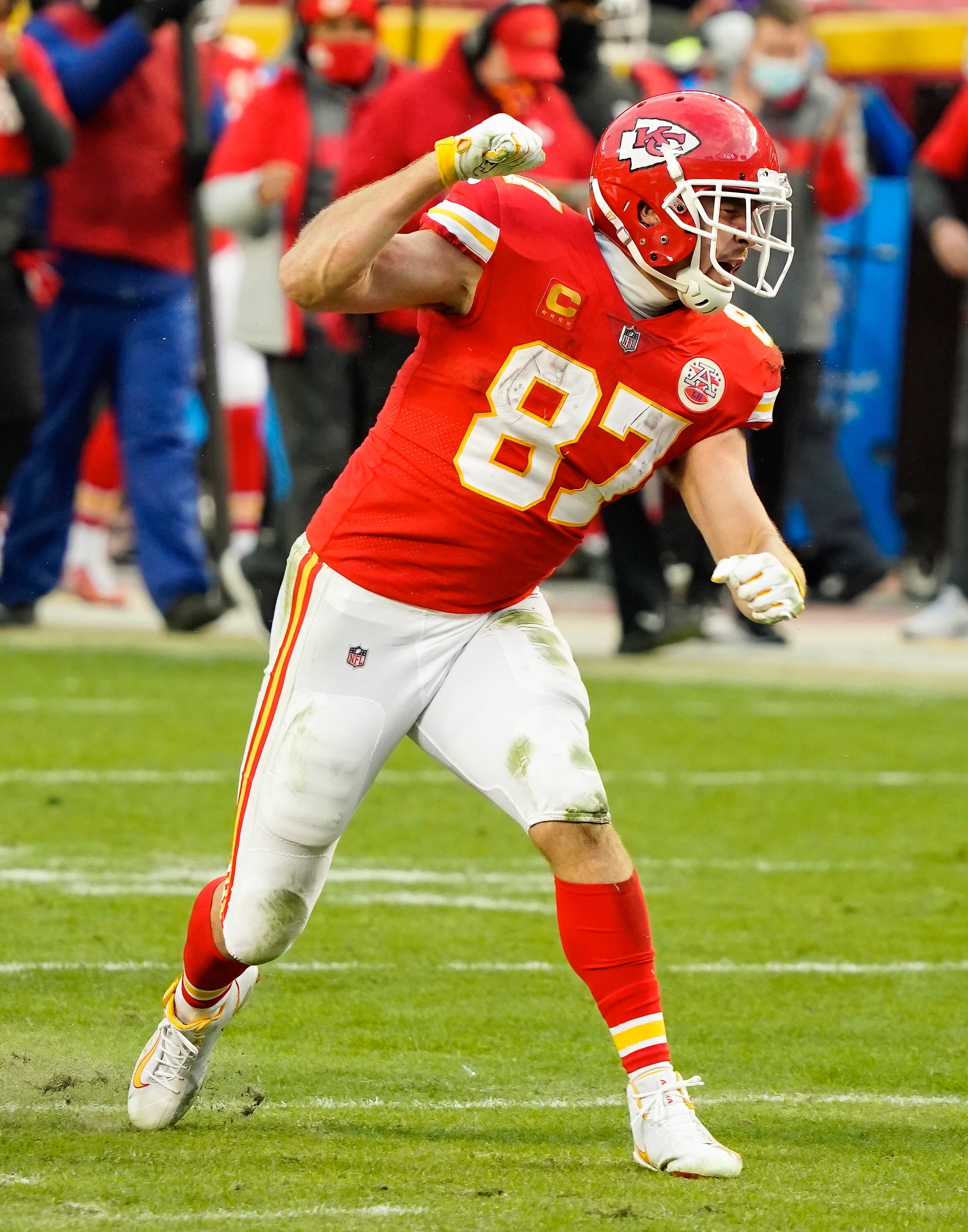 travis kelce super bowl jersey