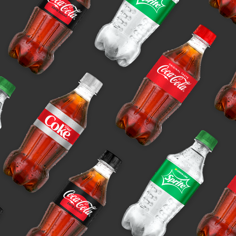 Coca-Cola's 13.2oz bottle made from recycled mater