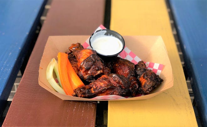 The Cavalier serves classic fried Buffalo wings.