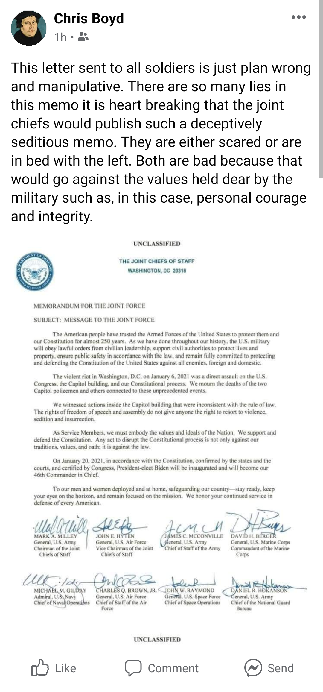 Ohio National Guard Investigating Lieutenant S Social Media Posts