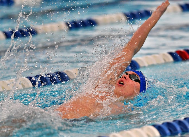 Spring Grove's Daniel Gordon, seen here in a file photo, broke six records on Thursday.