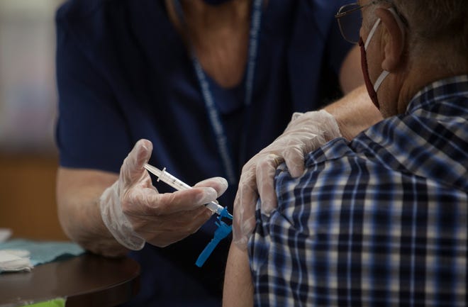 Some 45% of people living in Iron County are fully vaccinated as of Dec. 7, according to data from the Centers for Disease Control and Prevention.