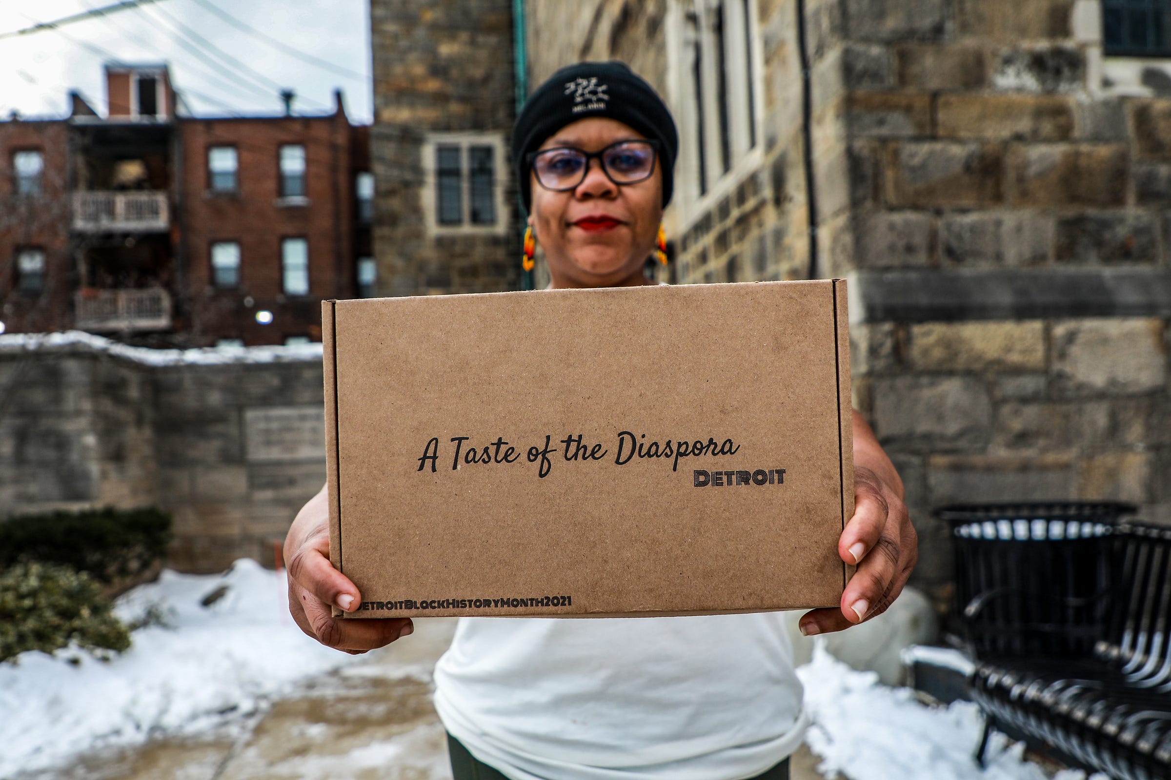 Ederique Goudia, 39, of Detroit, is the co-creator of Taste the Diaspora Detroit, which celebrates Africa’s contribution to American cuisine in highlighting the food of the African Diaspora with curated dishes sold as historic shoebox lunches each week during Black History Month. This initiative is in support of Black restaurants, chefs, farmers, and food makers and to grow the community across the local food system.