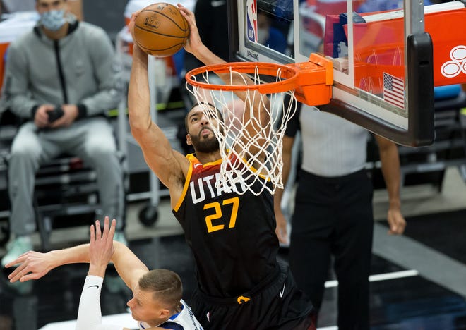 Rudy Gobert and the Jazz have surged to the top of the Western Conference with their 11-game win streak.