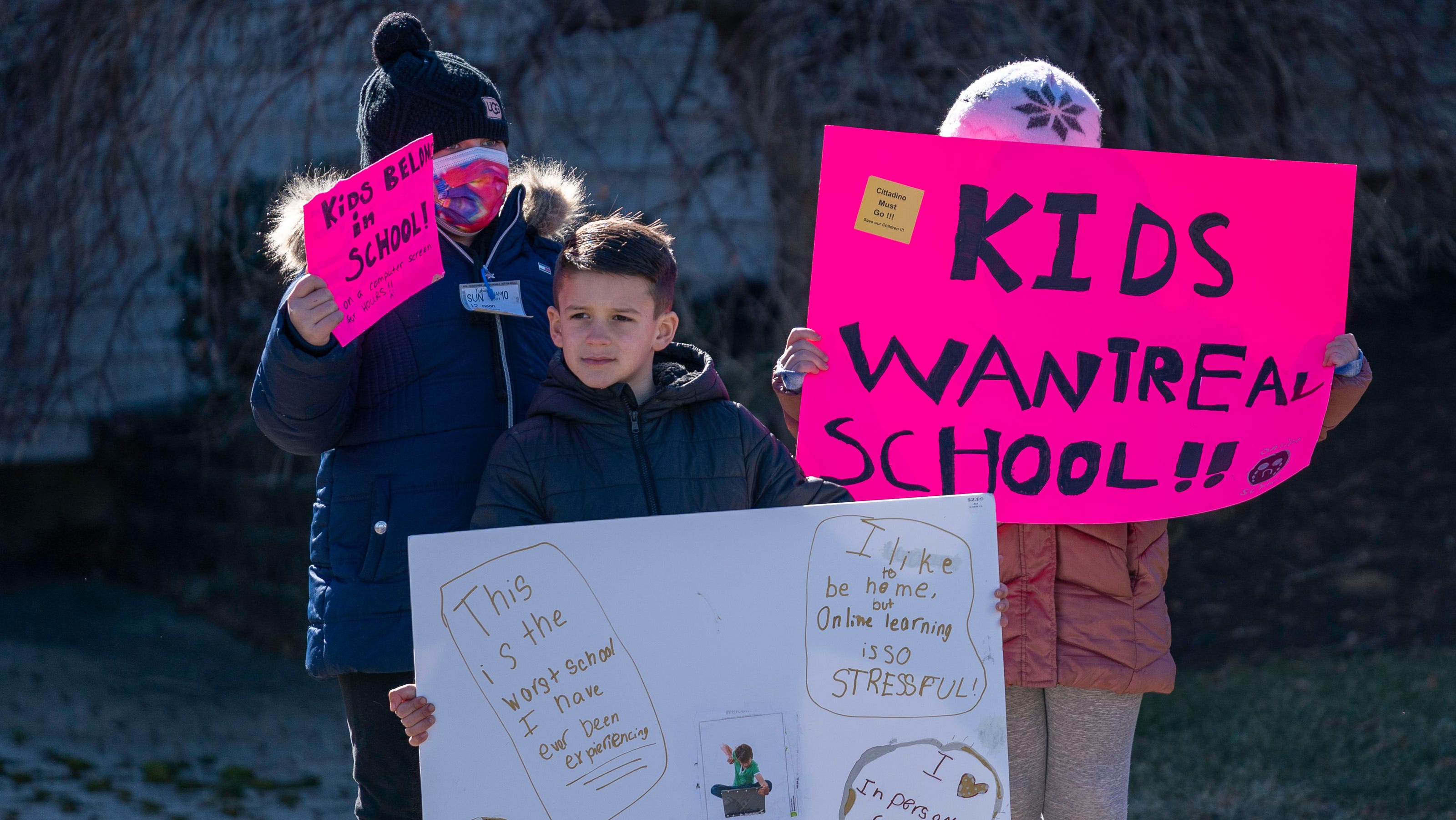 Old Bridge NJ parents, students rally for return to in-person learning Old Bridge NJ parents, students rally for return to in-person learning