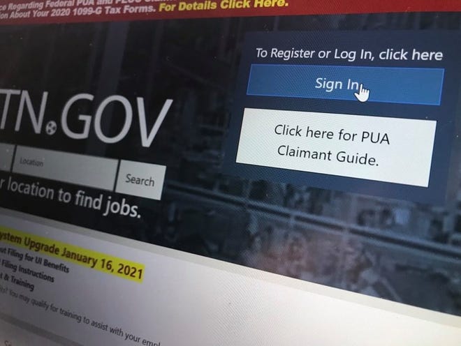 In Tennessee, the website for unemployment benefits remained down Thursday morning after the vendor, Geographic Solutions Inc., told the state Sunday that service would be interrupted.