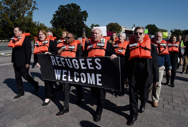 Activists on Oct. 15, 2019, in Washington, D.C.