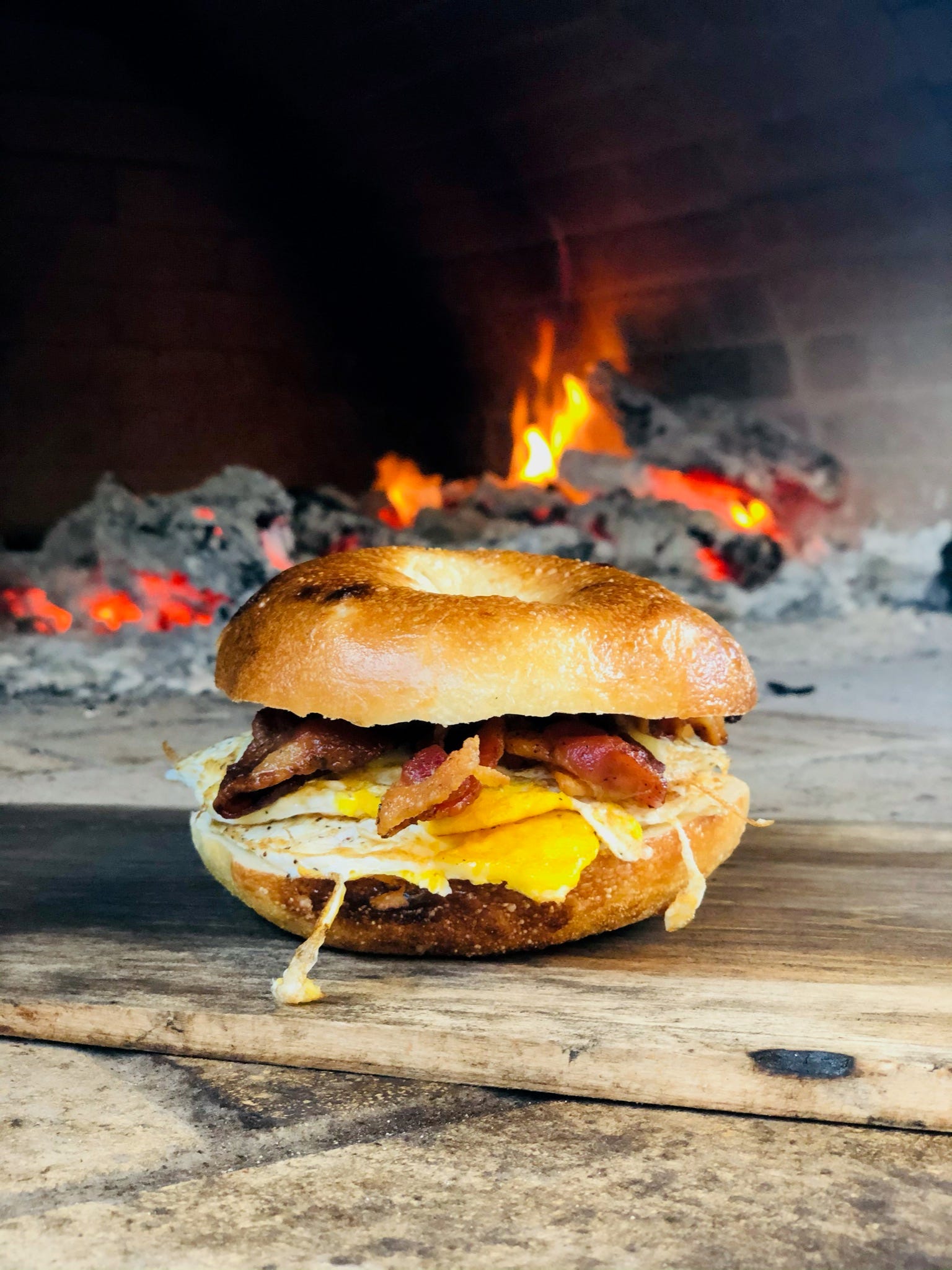 Bagel Boyz food truck in Stuart has New York bagels, pizza, wings