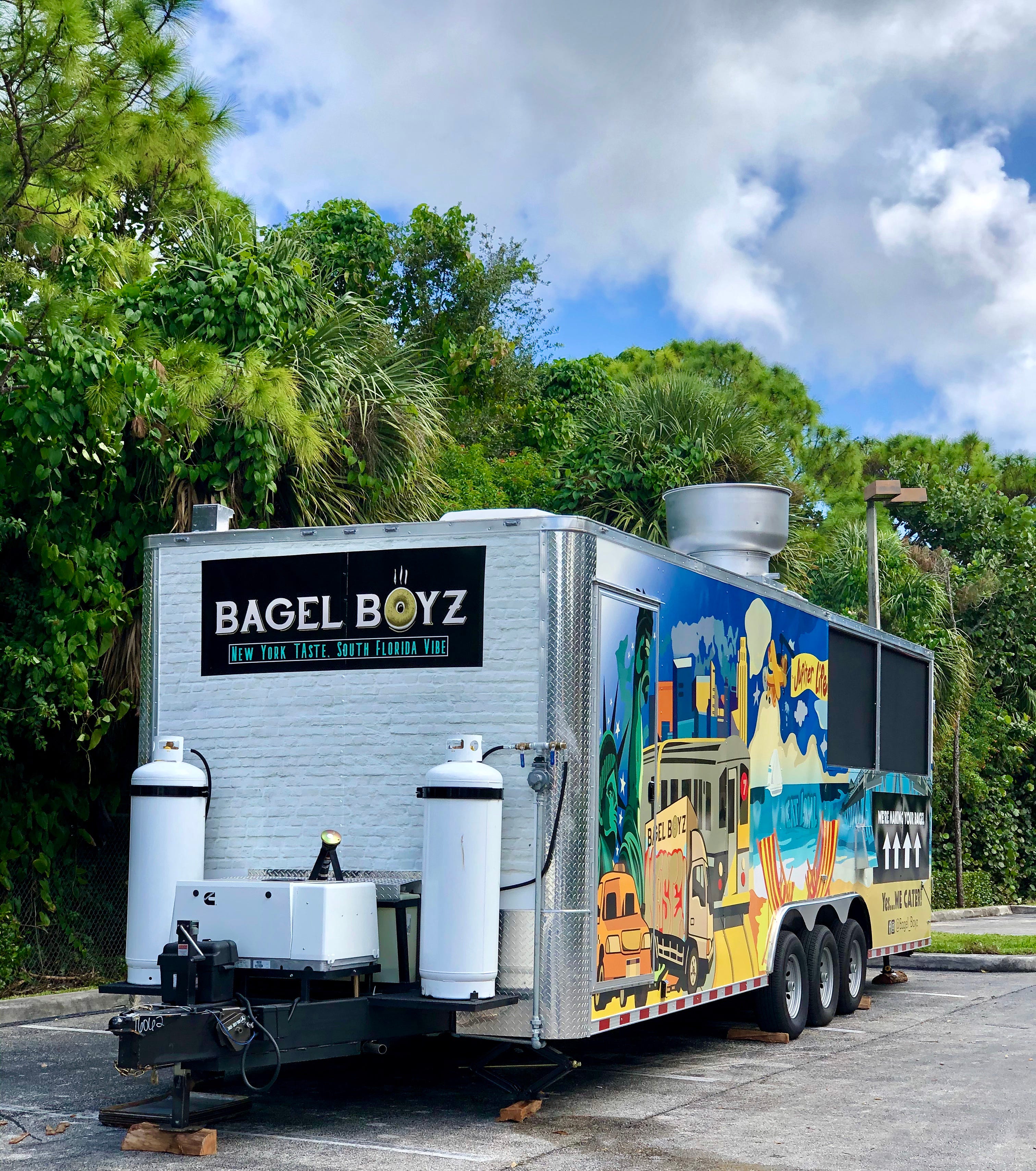 Bagel Boyz Food Truck In Stuart Has New York Bagels Pizza Wings