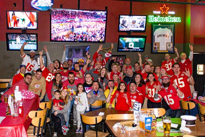 In 2020, this Milwaukee-area Kansas City Chiefs fan group watched the Super Bowl at Brookfield's Buffalo Wild Wings.