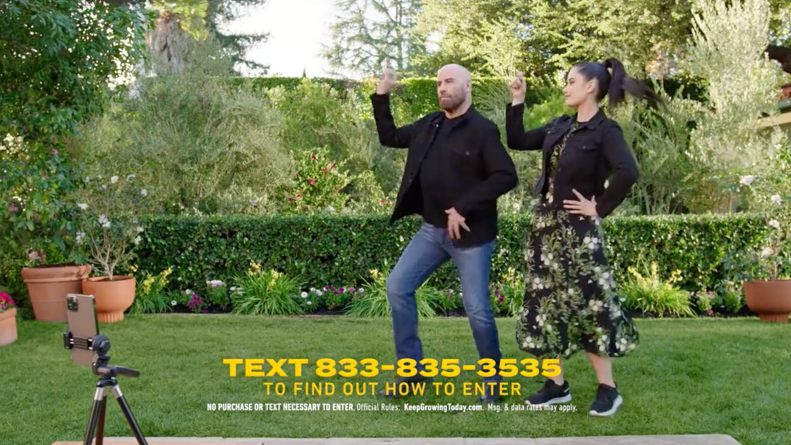 Tik Tok Meets John Travolta In Scotts Miracle Gro Super Bowl Ad