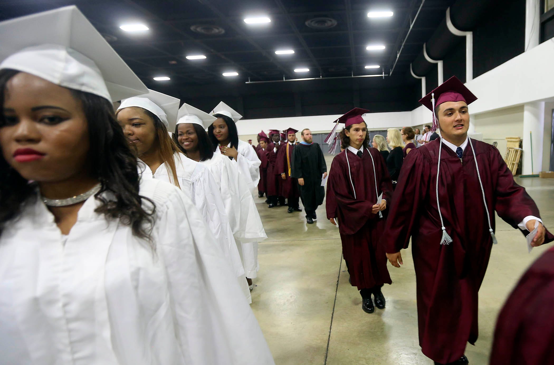 what to wear under graduation gown high school