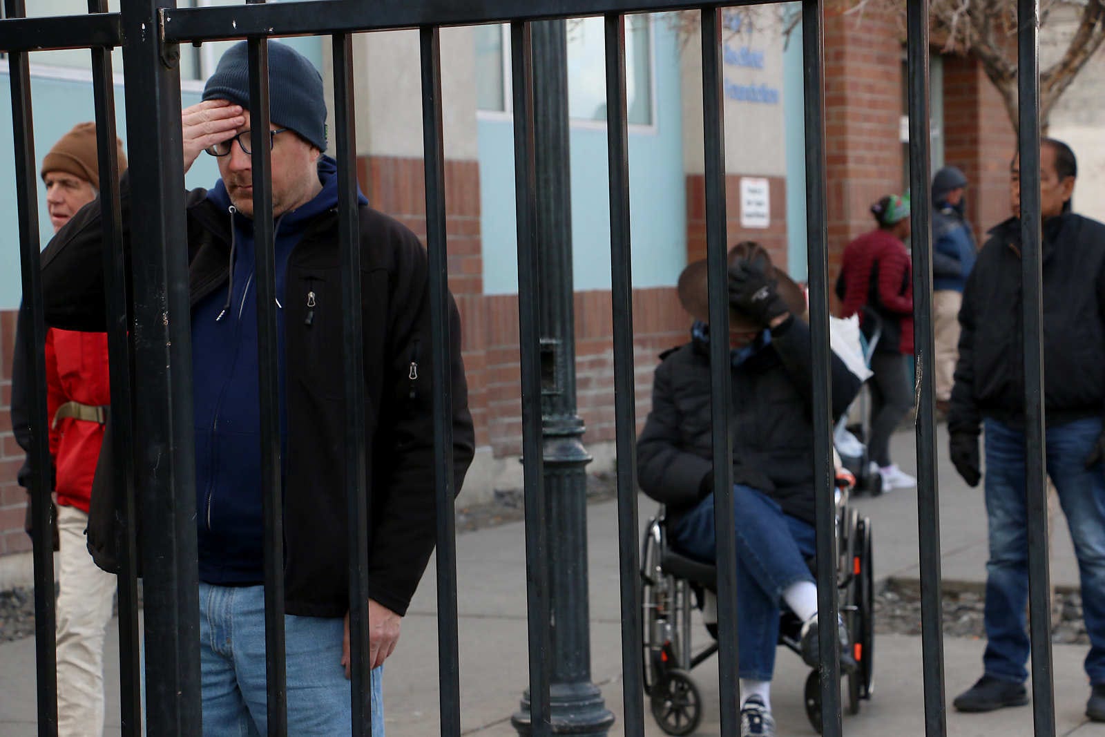 Homeless Feeding on Record Street Reno Nv