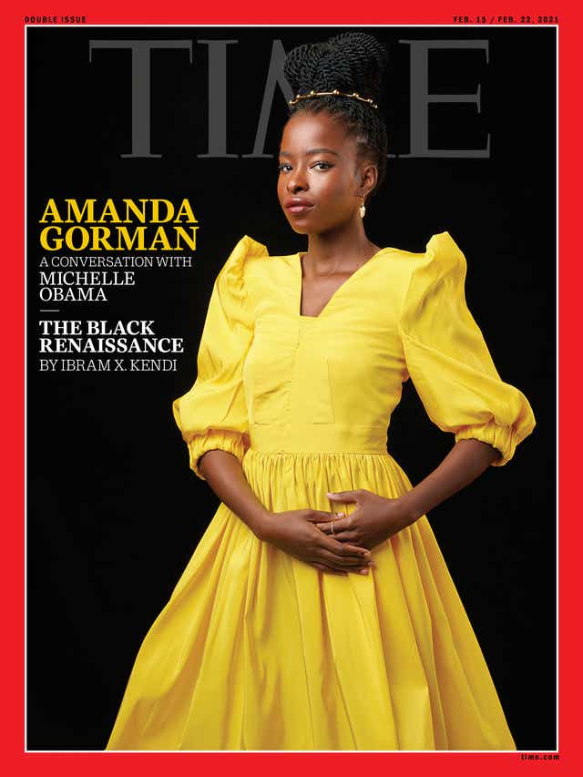 Amanda Gorman Time Cover Super Bowl Books Next For Inaugural Poet