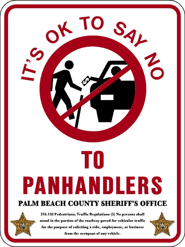 Delray Beach cracking down on 'aggressive' panhandling