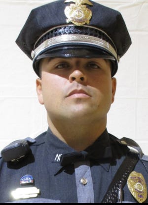 New Mexico State Police officer Darian Jarrott is seen in a NMSP photo. Jarrott was killed in the line of duty east of Deming on Thursday, Feb. 4, 2021.