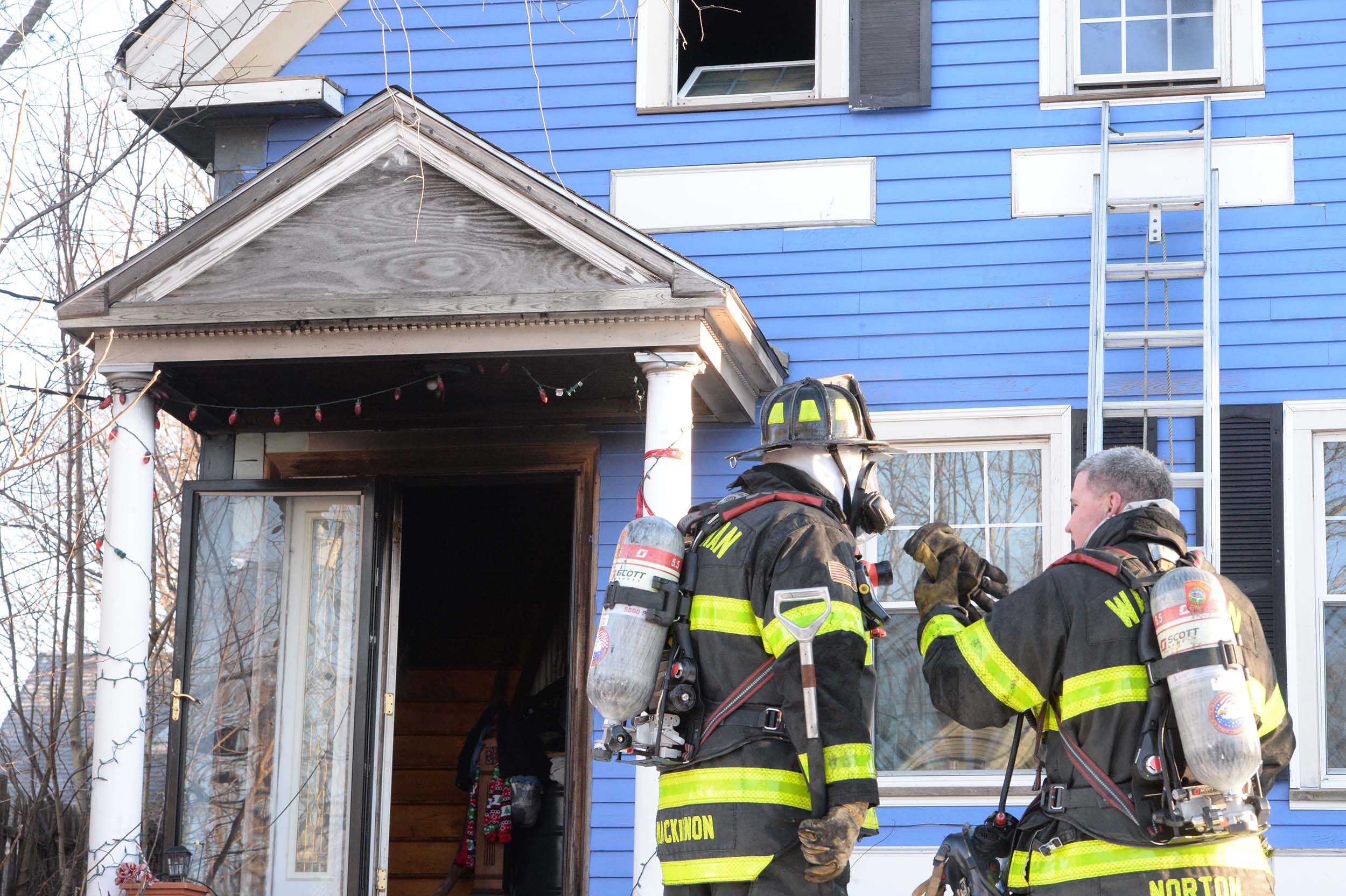 Whitman house fire on Franklin Street displaces several residents