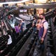 Fasns stand for the national anthem before the Suns play against the Boston Celtics at Phoenix Suns Arena Feb. 7, 2021. The Suns gave 1,500 tickets to healthcare workers and their families as a show of appreciation, the first time fans were in attendance since March 8, 2020 of last season. 