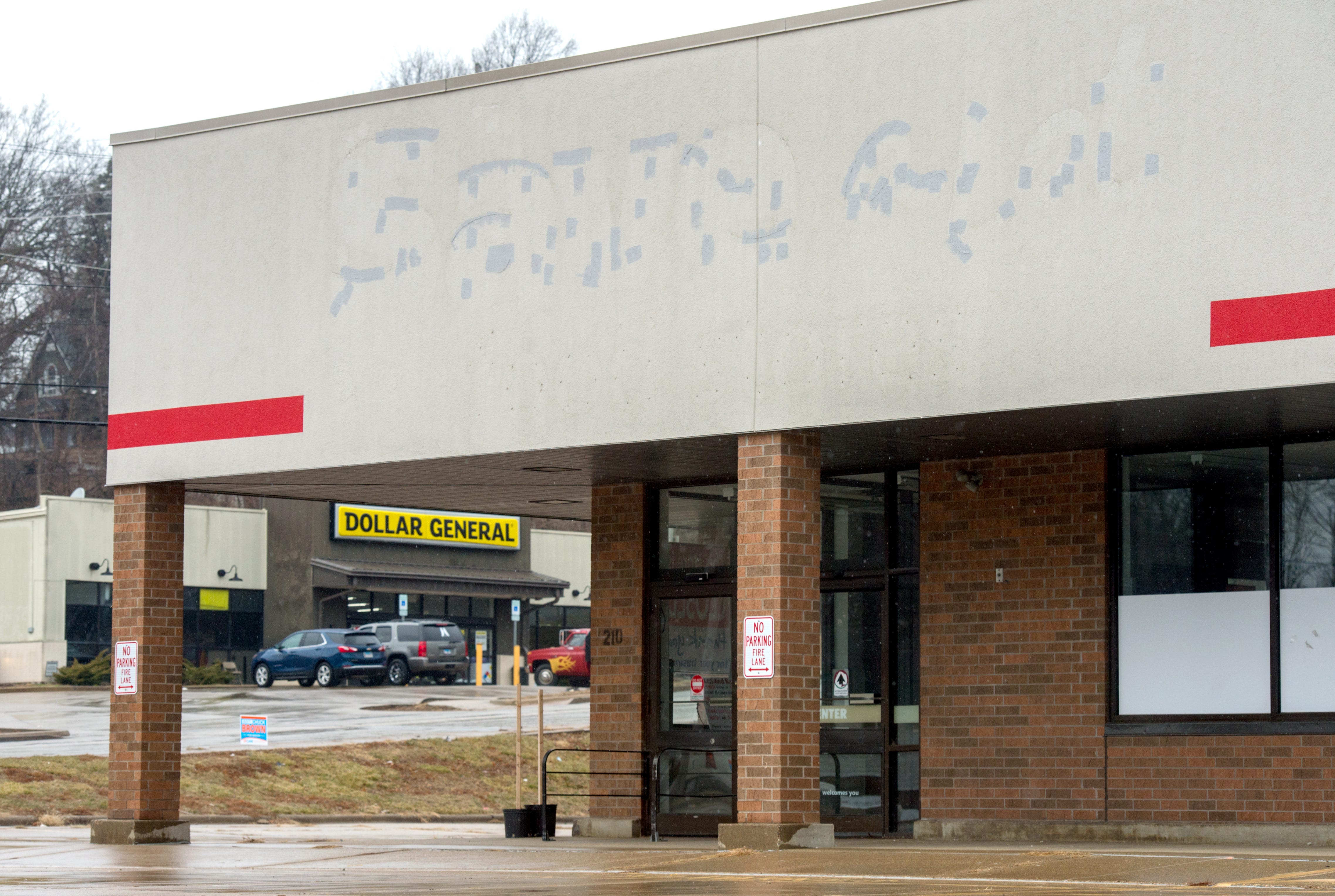 Across Western Avenue from Dollar General stands an abandoned Save-A-Lot, which closed in 2017, less than a year after opening in what had been an Aldi supermarket facility.