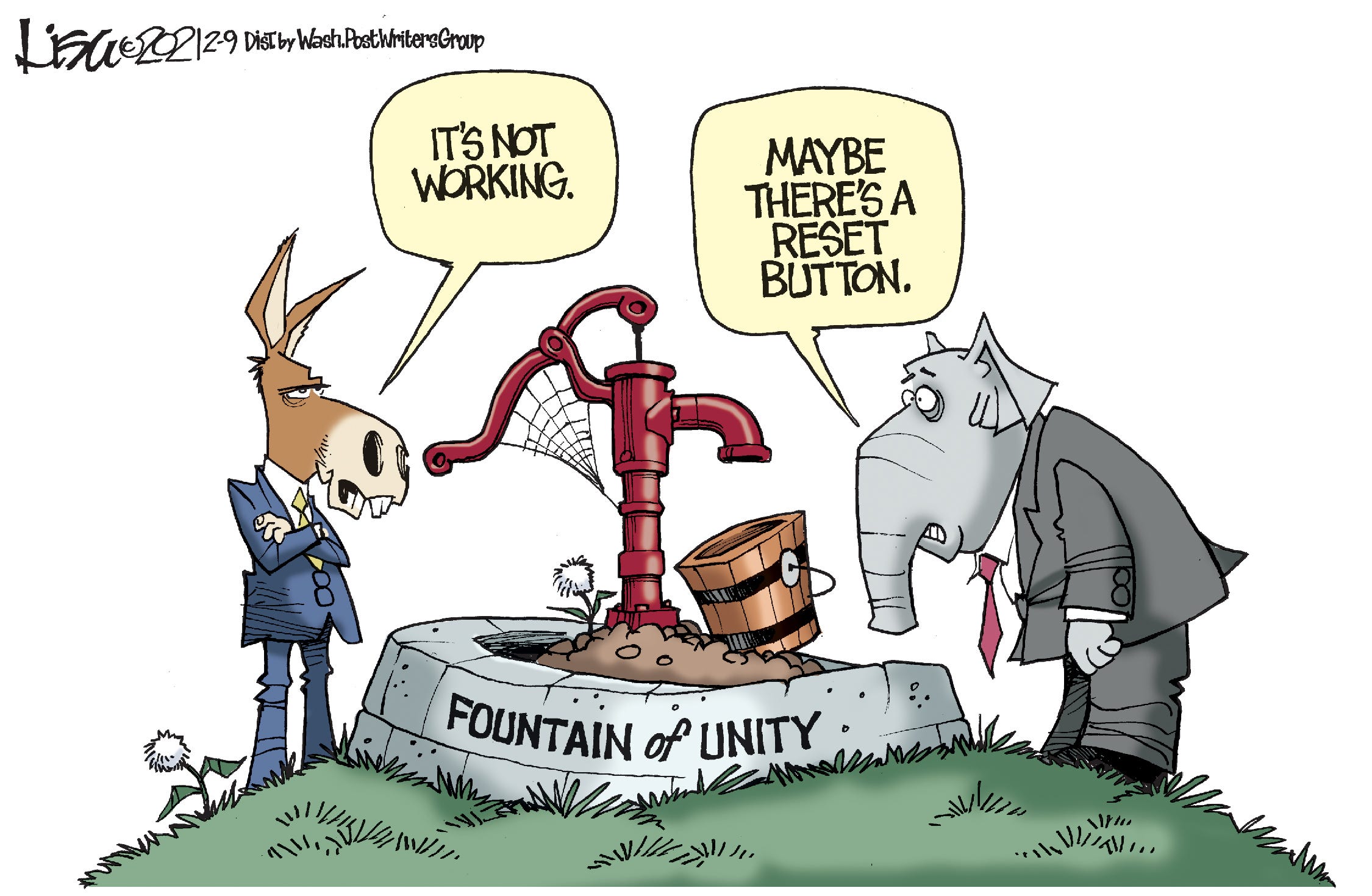 Fountain unity cartoon Fountain unity cartoon
