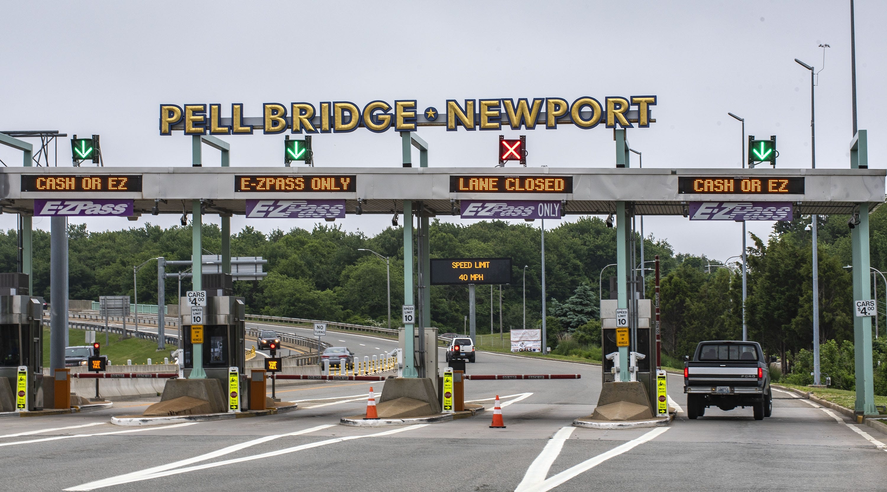 Newport Pell Bridge goes all electronic with tolling