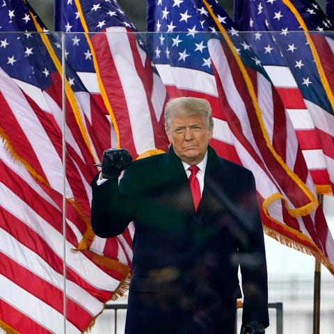 WASHINGTON -- Former President Donald Trump addres