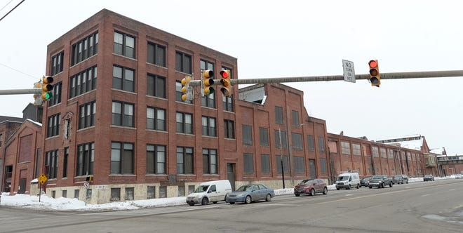 The former Erie Malleable Iron property at West 12th and Cherry streets is shown Feb. 10, 2021. The Erie County Redevelopment Authority plans to renovate some of the buildings as part of a plan to create a high-tech business park.