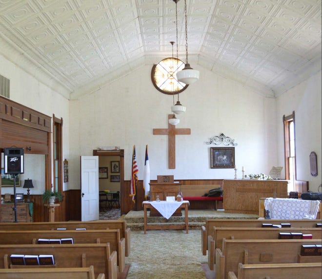 De Graff Community Church will use a historic preservation grant to repair flooring in the church constructed in 1902.