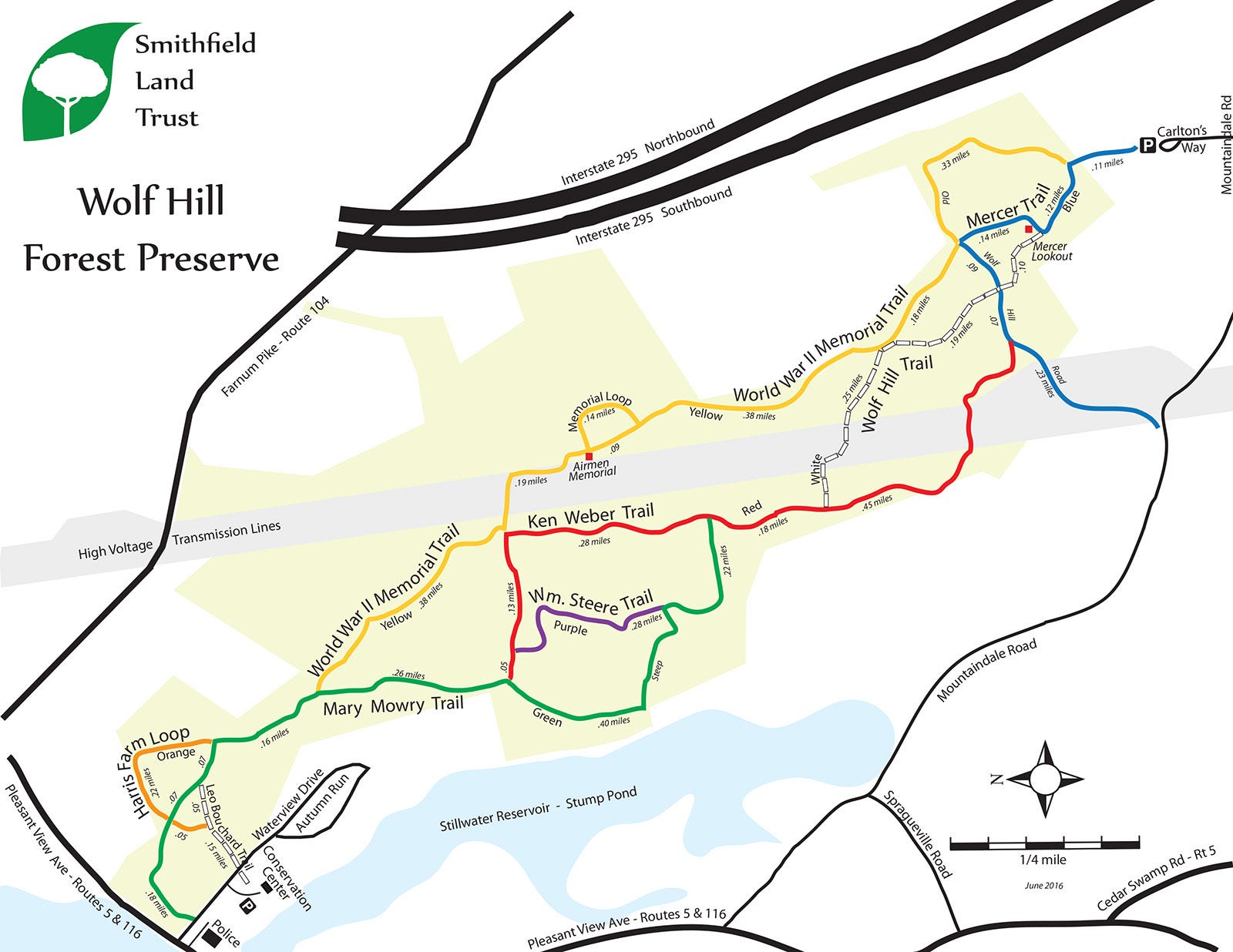 Walking RI Nature in freezeframe at Smithfield's Wolf Hill preserve