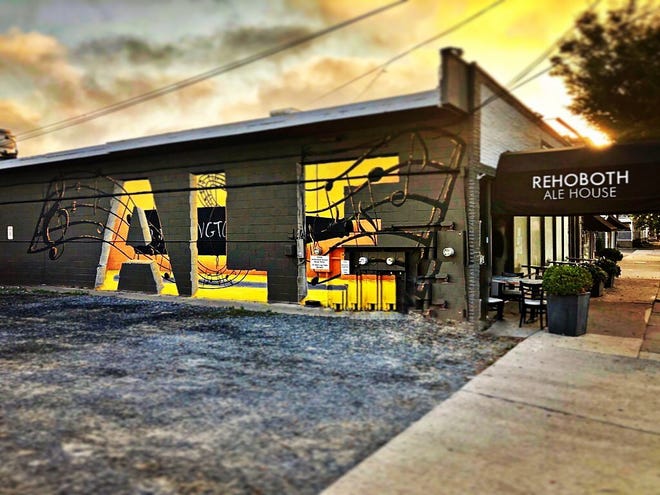 Rehoboth Ale House's downtown Rehoboth Beach location, on Wilmington Avenue.