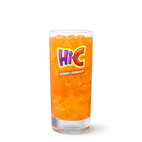Hi-C Orange Lavaburst is coming back to McDonald's