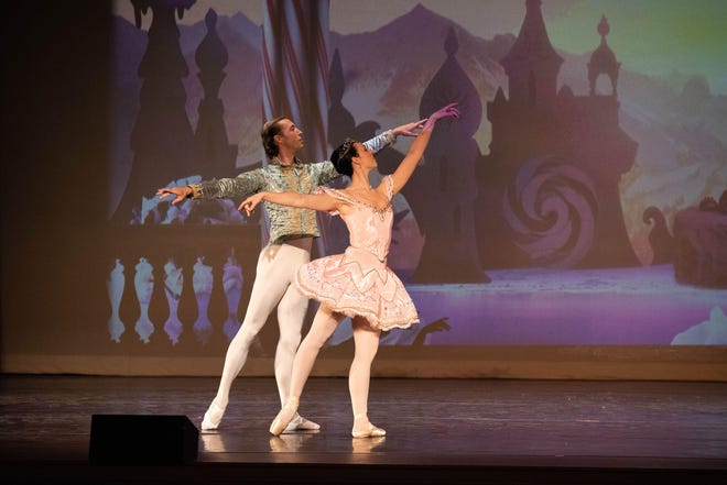 Joseph LaChance and Lissa Curtis perform in "The Nutcracker" at The Music Hall. The pair will return to dance together again as Kitri and Basilio, the lead roles in Safe Haven Ballet’s production of "Don Quixote" at The Music Hall on April 8 and 9.