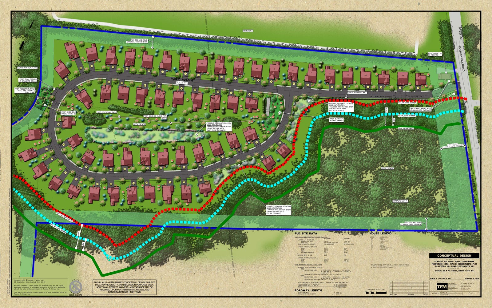 New housing development proposed for Peverly Hill Road, Portsmouth, NH