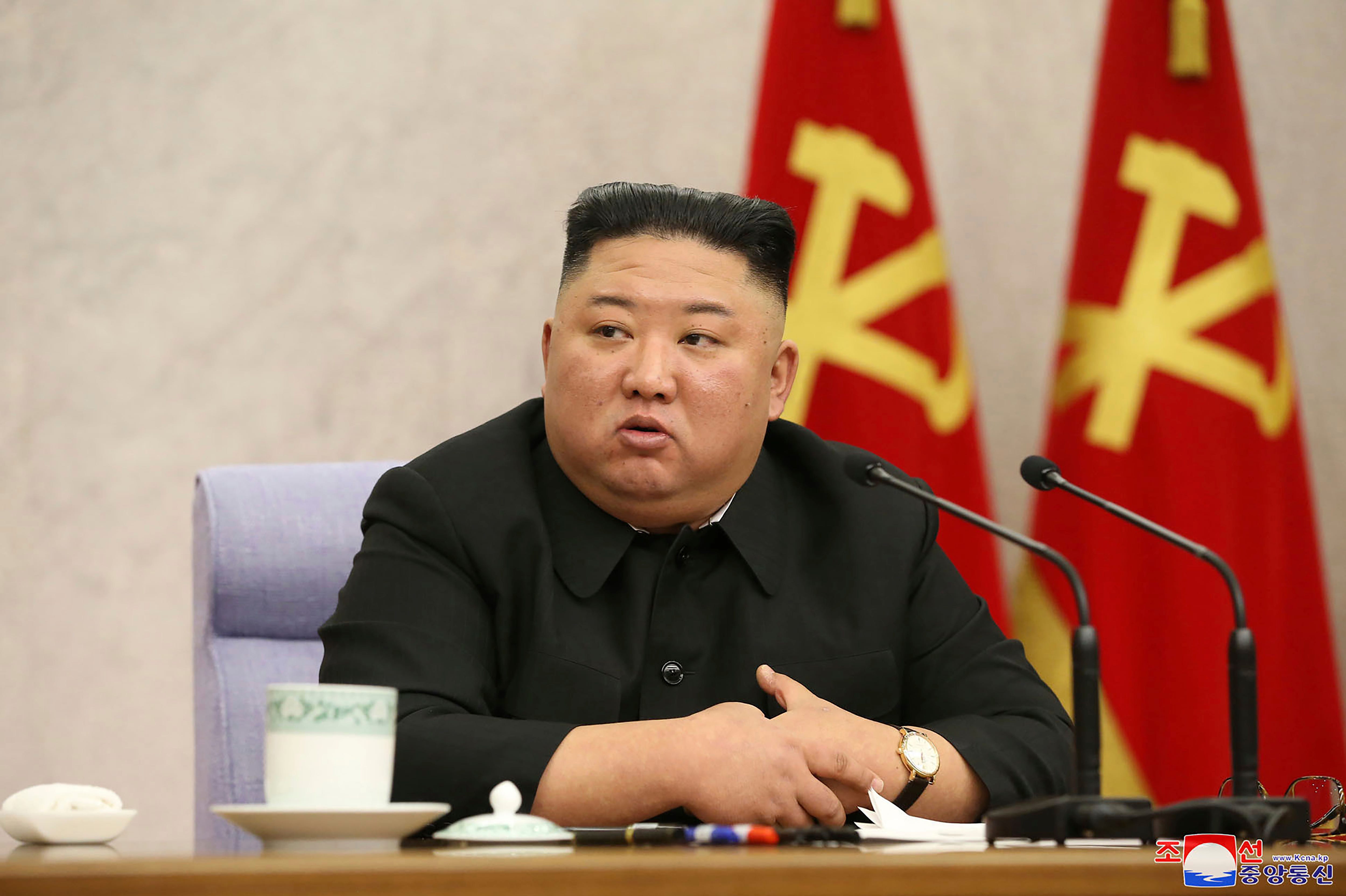 Kim warns of 'tense' food situation, longer COVID lockdown 3