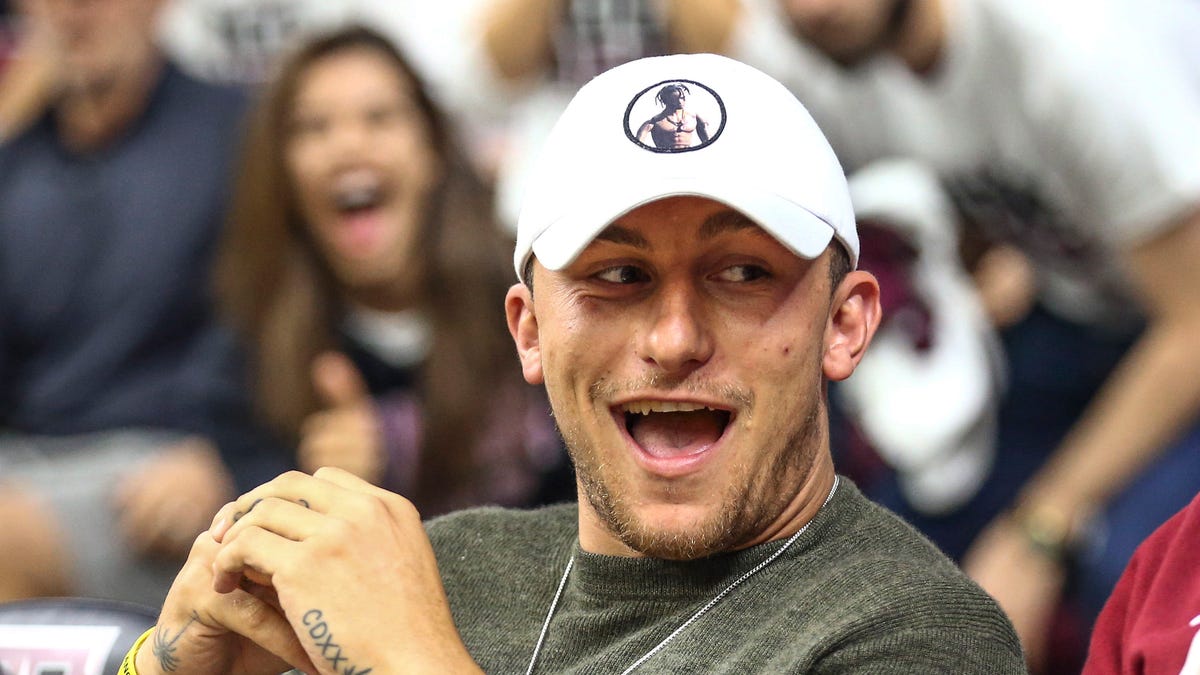 When not playing football off and on the past few years, Johnny Manziel says he has spent most of his time hanging out with friends.