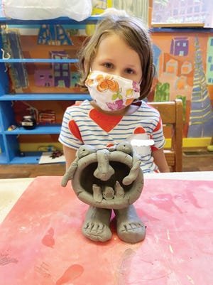 A child that participated in a past Children’s Museum craft class. Special to The Oak Ridger