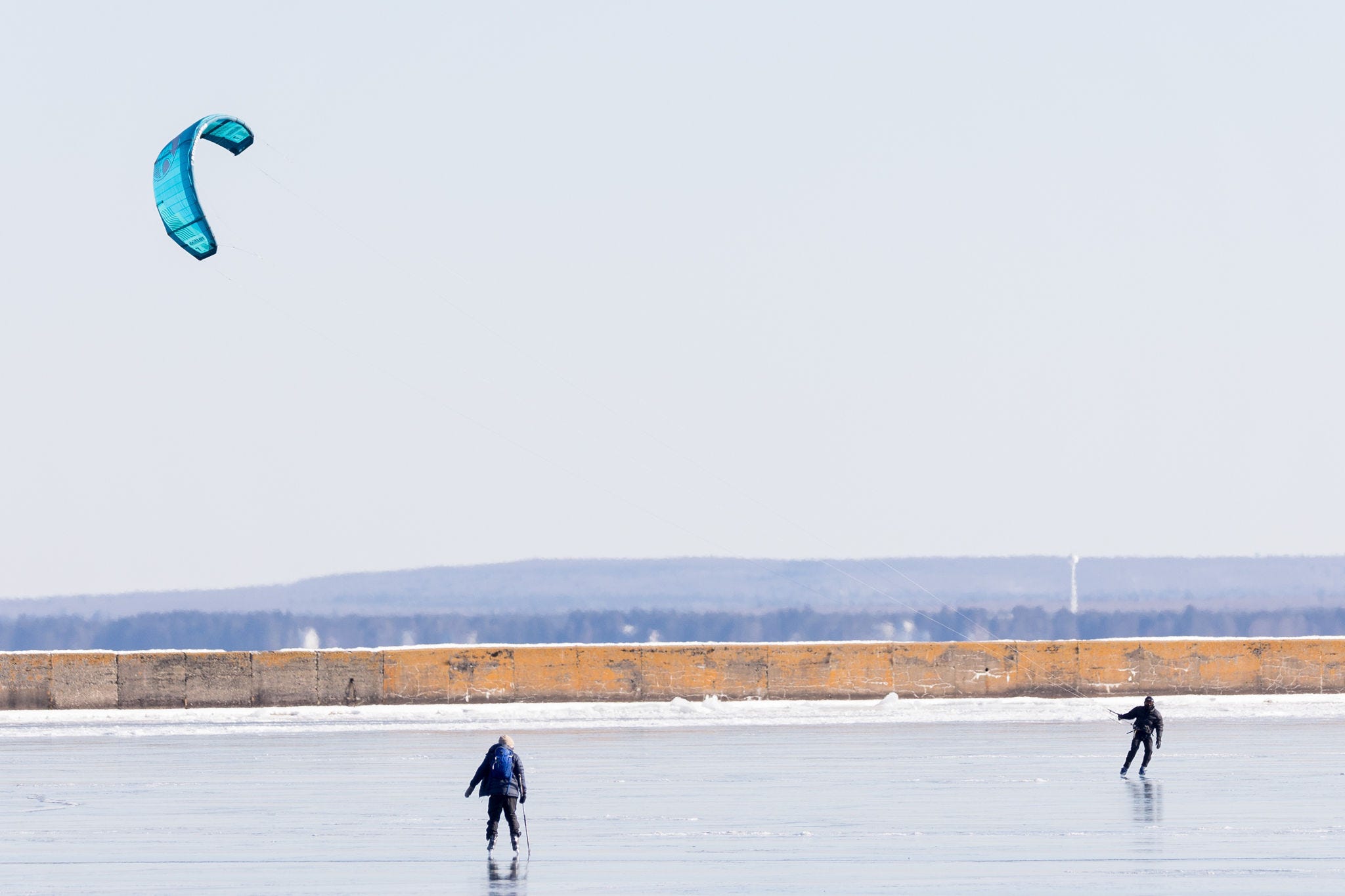 Lake Superior Becomes Community Ice Rink After Cold Stretch In U P