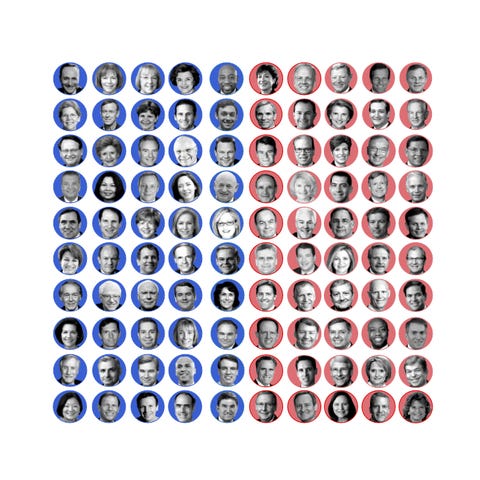 USA TODAY illustration of U.S. Senate members