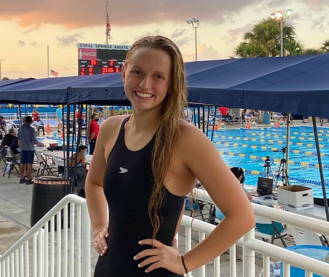 photo Usa Swimming Olympic Trials 2021 Schedule clay s sara stotler qualifies for u s