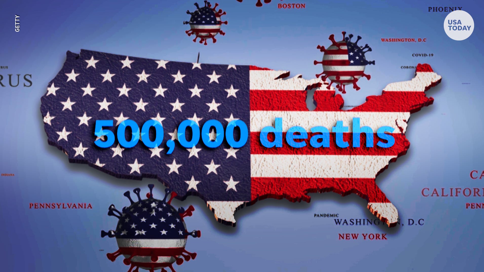 COVID19 death toll 500,000 Americans have died from coronavirus